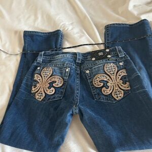 Miss Me Blue Jeans embroidered